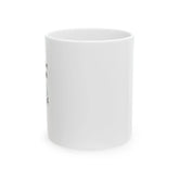 Full Time Mom Ceramic Mug 11oz, Hard working Mommy Mama Mammy casual everyday coffee hot tea hot chocolate drinking cup The Aurora Touch