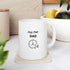 Full Time DAD Ceramic Mug 11oz, warm coffee tea hot chocolate casual hard working father pappi drinking mug The Aurora Touch