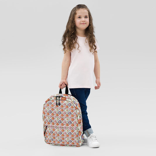 3D Floral Crochet Backpack – Stylish All-Purpose Bag