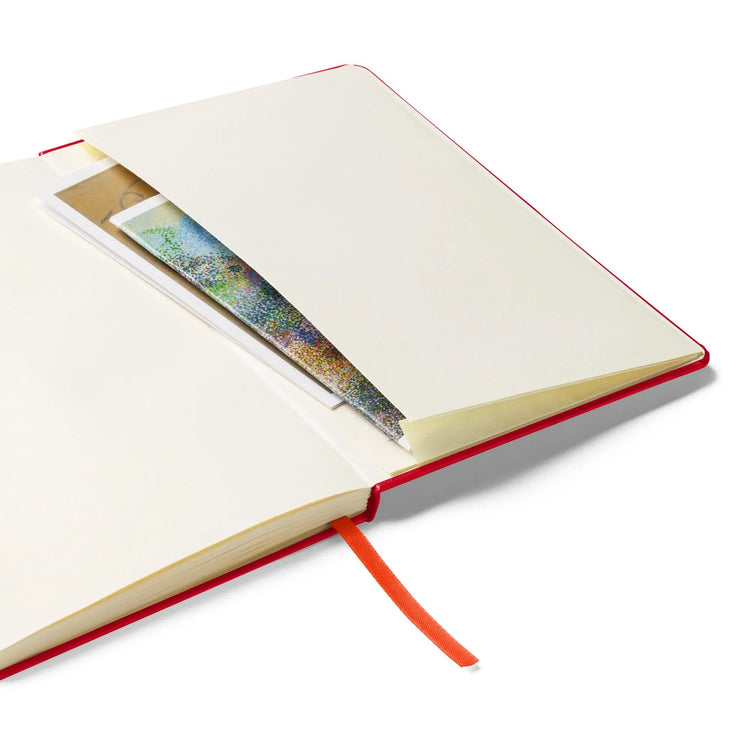 Hardcover bound notebook, Christian inspiration spiritual faith belief daily affirmation minimilist everyday writing journal The Aurora Touch