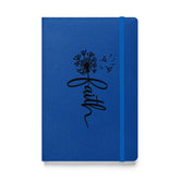 Hardcover bound notebook, Christian inspiration spiritual faith belief daily affirmation minimilist everyday writing journal