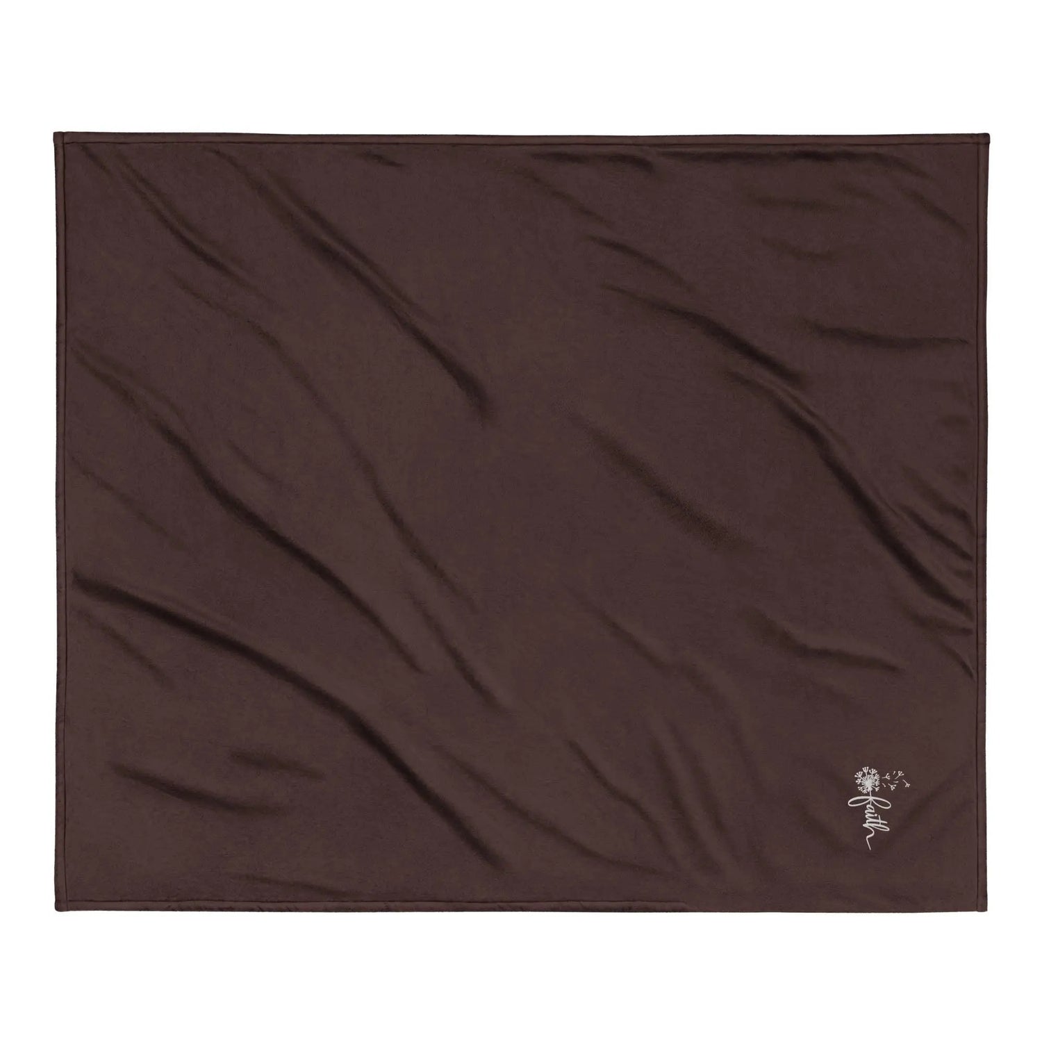 Premium sherpa blanket, faith inspirational soft plush comfy couch bed side casual cozy throw blanket