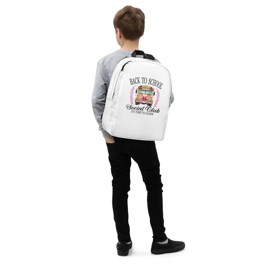 Minimalist Backpack, Back to school classic all purpose elementary middle scholl junior high high school tote carry bag back pack The Aurora Touch