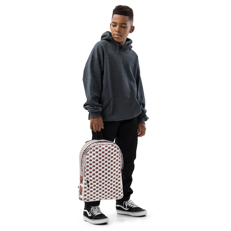 Backpack, Teddy bears in a car AOP back to school stylish cool young child book ipad computer crayons lunch back sack book bag The Aurora Touch