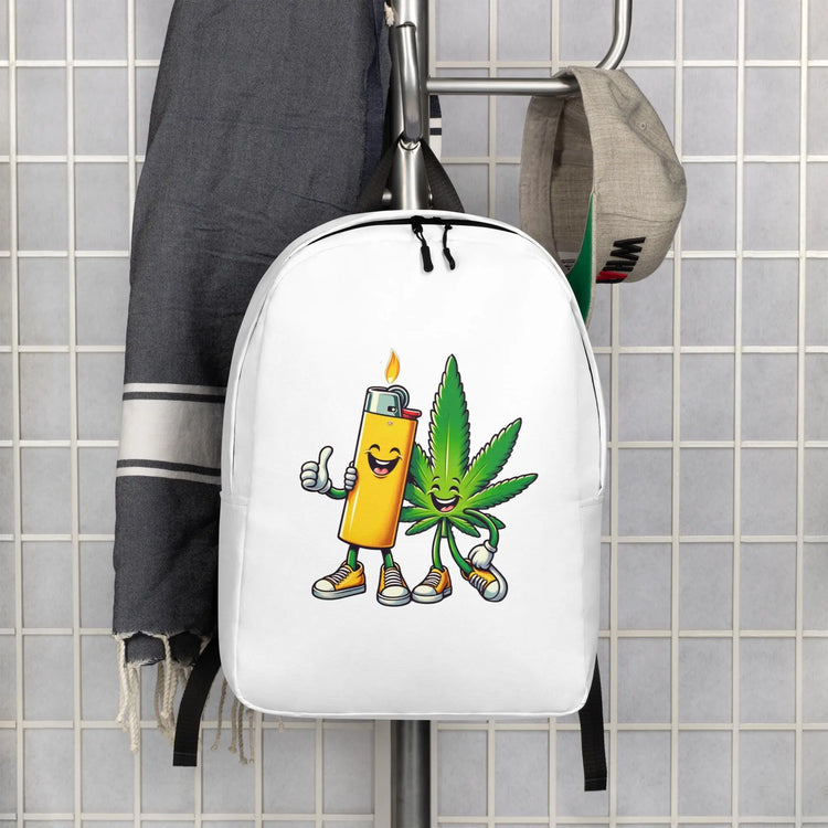 Cannabis Fashion Backpack – Sarcastic Adult Humor Tote, All-Purpose Backpack for Computer, iPad, Gym Clothes, and Everyday Carry The Aurora Touch