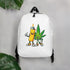 Cannabis Fashion Backpack – Sarcastic Adult Humor Tote, All-Purpose Backpack for Computer, iPad, Gym Clothes, and Everyday Carry The Aurora Touch