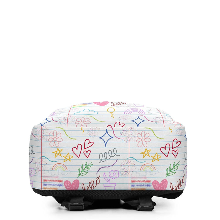 Minimalist Backpack, Young child back to school all purpose elementary preschool computer ipad crayons pencils carrying book bag