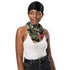 All-over print bandana, pretty floral pattern print stylish casual versatile soft light scarf headband necktie hair tie The Aurora Touch