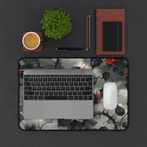 Desk Mat, Bats and Roses cool gothic style red rose black thorn design dorm work office home keypad mouse desk pad great for student The Aurora Touch