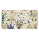Desk Mat, lavendar floral print back to school college work home office thick keyboard mouse practical desk pad The Aurora Touch