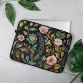 Laptop Sleeve, floral colorful pattern design latop computer back pack sleek light water resistant padded student carrying case The Aurora Touch