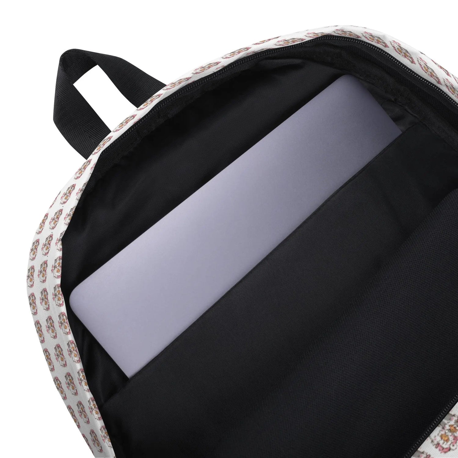 Backpack, Kitty cat love AOP design computer laptop cell phone book everyday school work travel bag