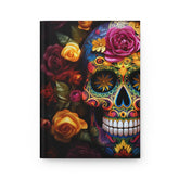 Hardcover Journal, Day of The Dead personal Dia de Los Muertos art journal colorful writing diary notebook great for school notes The Aurora Touch