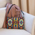 Crossbody bag, Unisex casual tribal colorful pattern fashion design ideal for everyday casual school business conference meeting purse The Aurora Touch