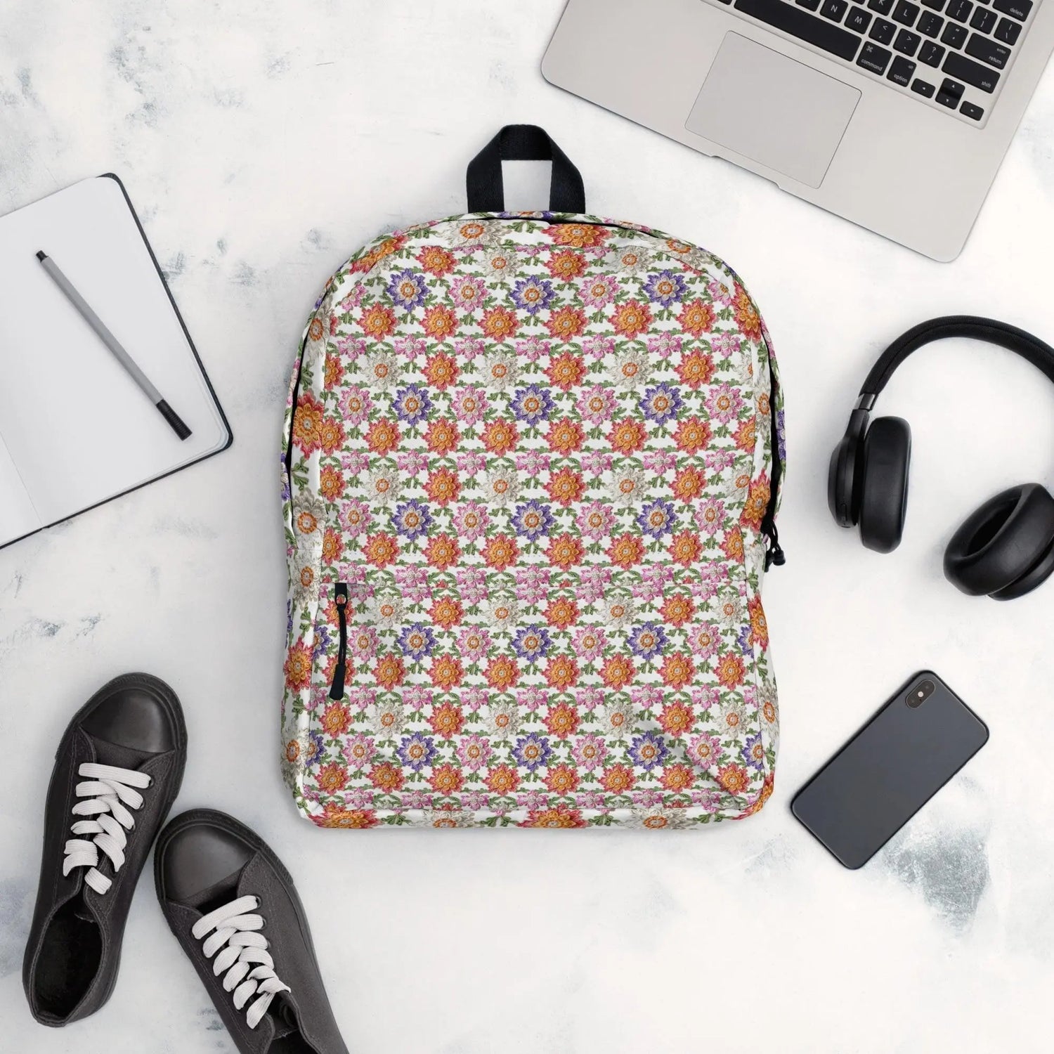 3D Floral Crochet Backpack – Stylish All-Purpose Bag The Aurora Touch