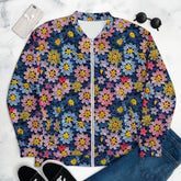 Unisex Bomber Jacket, Stylish crochet classy casual dressy elegant feel pair with jeans skirt or over dress hoodie or anything simple coat