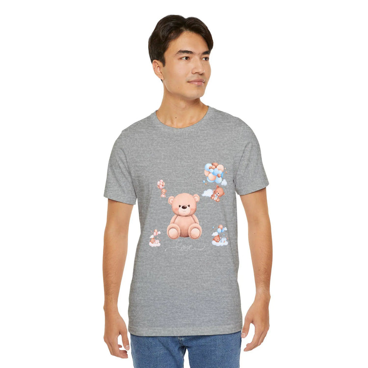 Unisex Teddy Bear Shirt, Cute female male back to school casual everyday jean minimilist simple teddy bear Tee