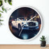 Wall Clock, Rolls-Royce white stylish timepiece fancy luxury high-end designer room decor Wall Clock The Aurora Touch
