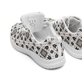 Women’s athletic shoes, Tribal all over print pattern design casual sport school work walking comfy soft lace up stylish tennis shoe