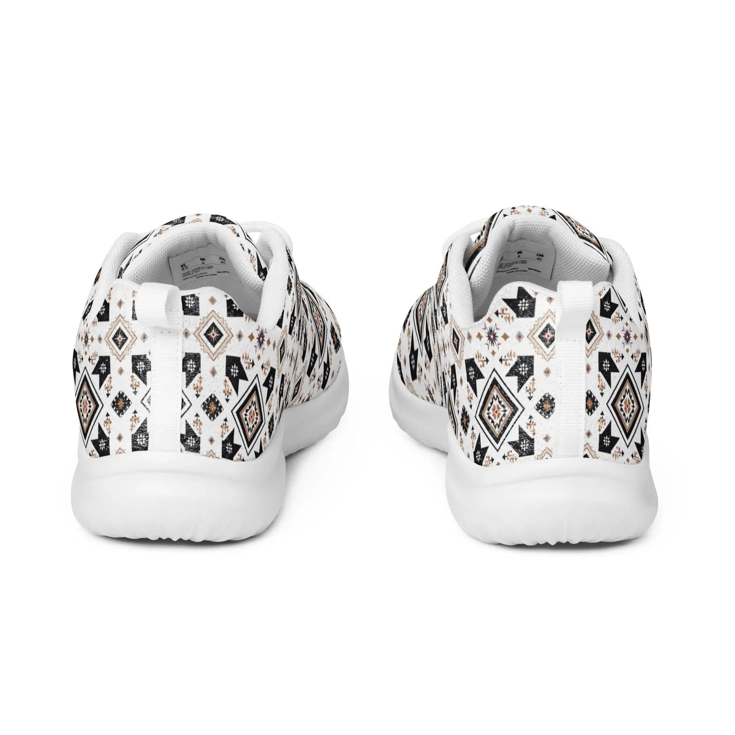 Women’s athletic shoes, Tribal all over print pattern design casual sport school work walking comfy soft lace up stylish tennis shoe