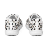 Women’s athletic shoes, Tribal all over print pattern design casual sport school work walking comfy soft lace up stylish tennis shoe