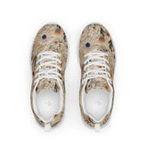 Women’s athletic shoes, Floral crotchet 3D pattern all over print walking everyday casual sports tennis school work shoe