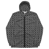 Men’s windbreaker, Male all over Native pattern print design stylish casual classy winter summer fall water resistant  light fabric jacket