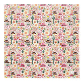 All-over print bandana, Cowboy country theme pattern stylish doggie lightweight pet scarf for lovable pet family member