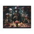 Canvas Gallery Wraps, Halloween day of the dead vibrant traditional portrait hallway lounge room home  decor cool unique wall art The Aurora Touch