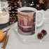 Ceramic Mug 11oz, Pink Bentley luxury boss executive holiday designer entrepreneur stylish mornine joe evening green tea classy decor mug The Aurora Touch
