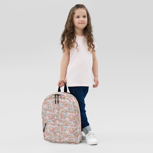 Backpack, Back to School pastel rainbow colored casual style fashion preschool kindergarten elementary class child everyday pencil book bag