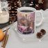 Ceramic Mug 11oz, Classic pink luxury luscious theme kitchen dress up decor cup great gift for executive poweful inspirational boss The Aurora Touch