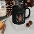 11oz Black Mug, Best papa bear office home everyday casual novelty great for dad fathers day xmas holiday thoughtful gift beverage mug The Aurora Touch