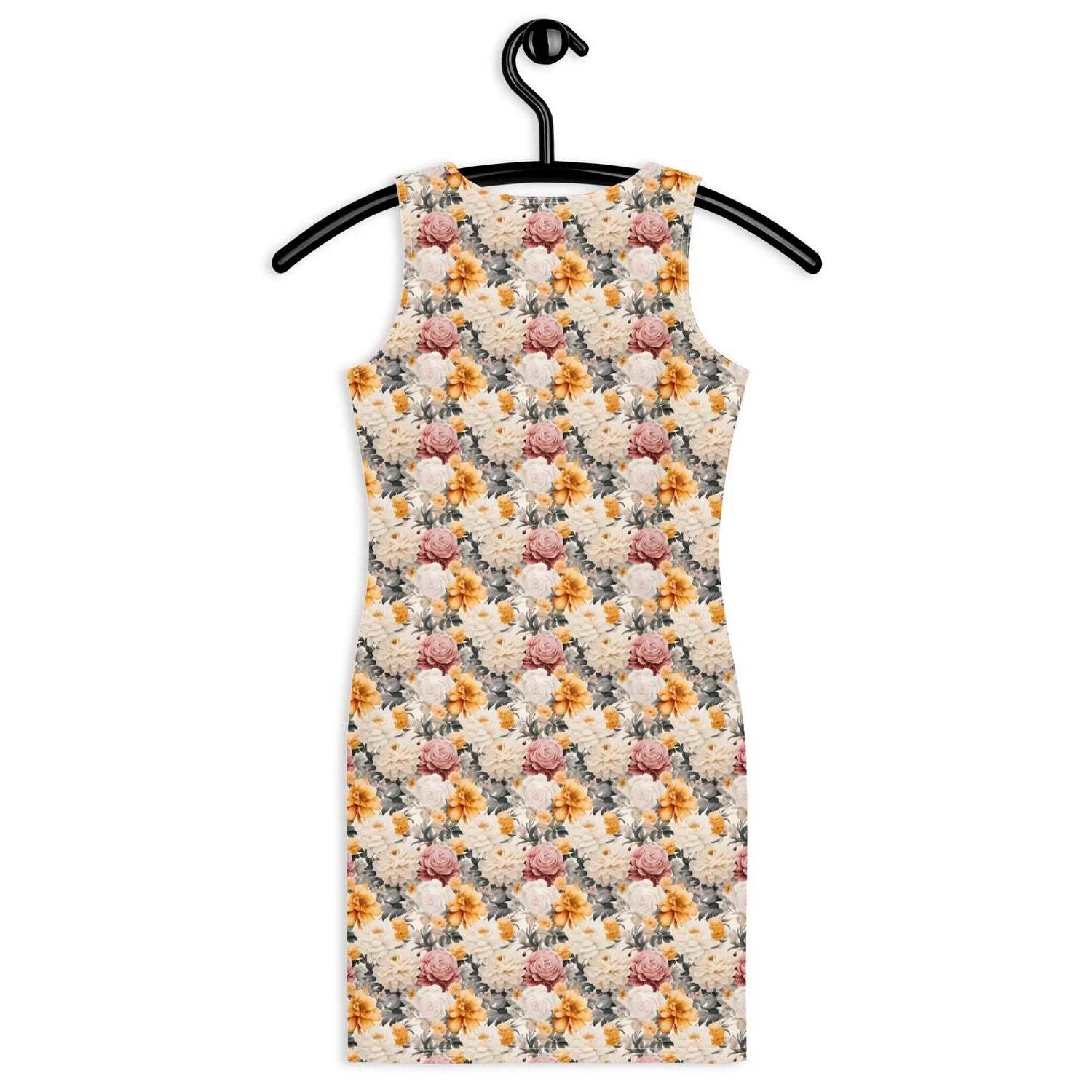 Floral all over print pattern art design casual dinner date party wear blazer fashion bodycon dress The Aurora Touch