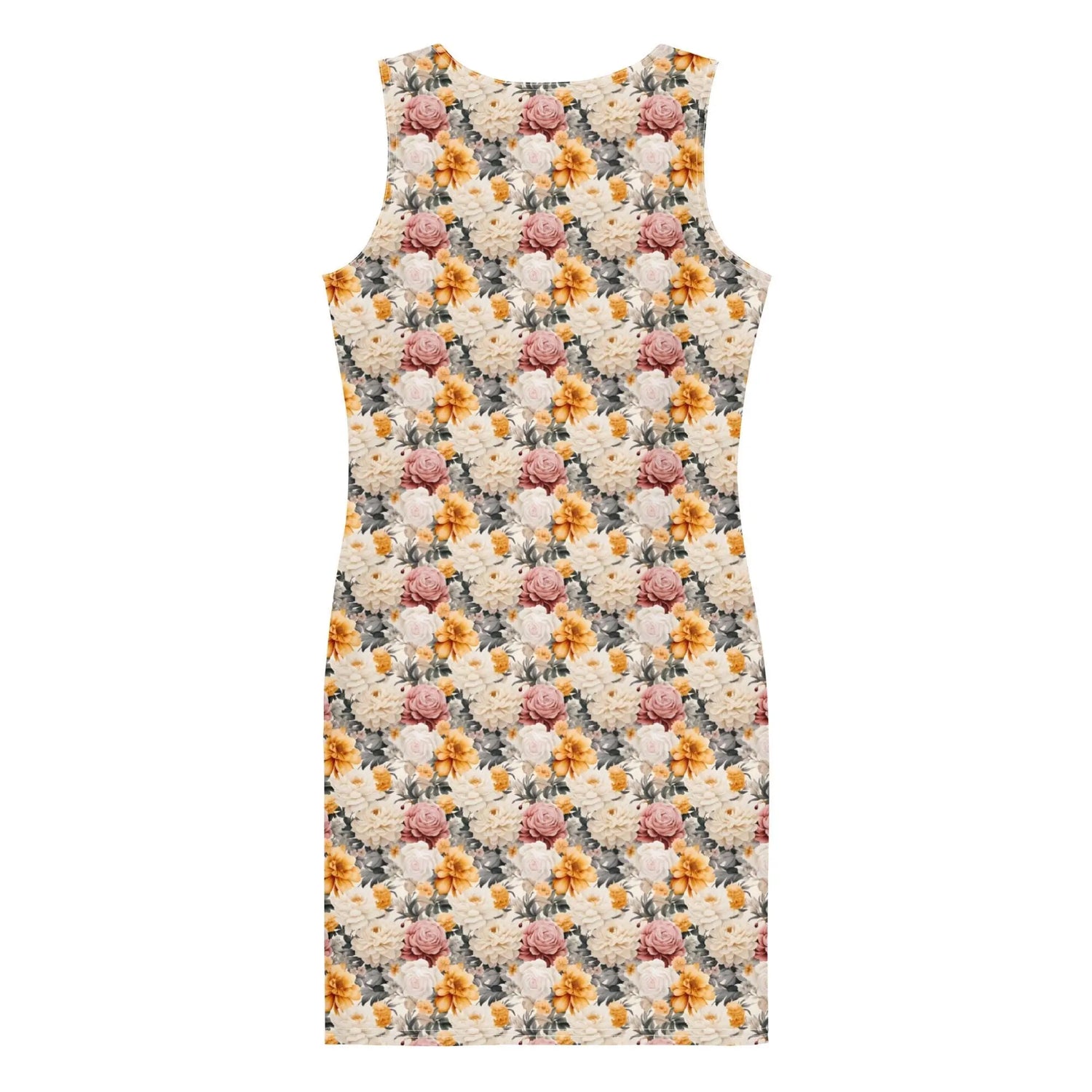 Floral all over print pattern art design casual dinner date party wear blazer fashion bodycon dress
