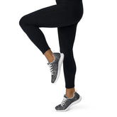 Women’s athletic shoes, sexy chic casual sporty black lace pattern print work gym travel comfy soft light breathable designer sneaker
