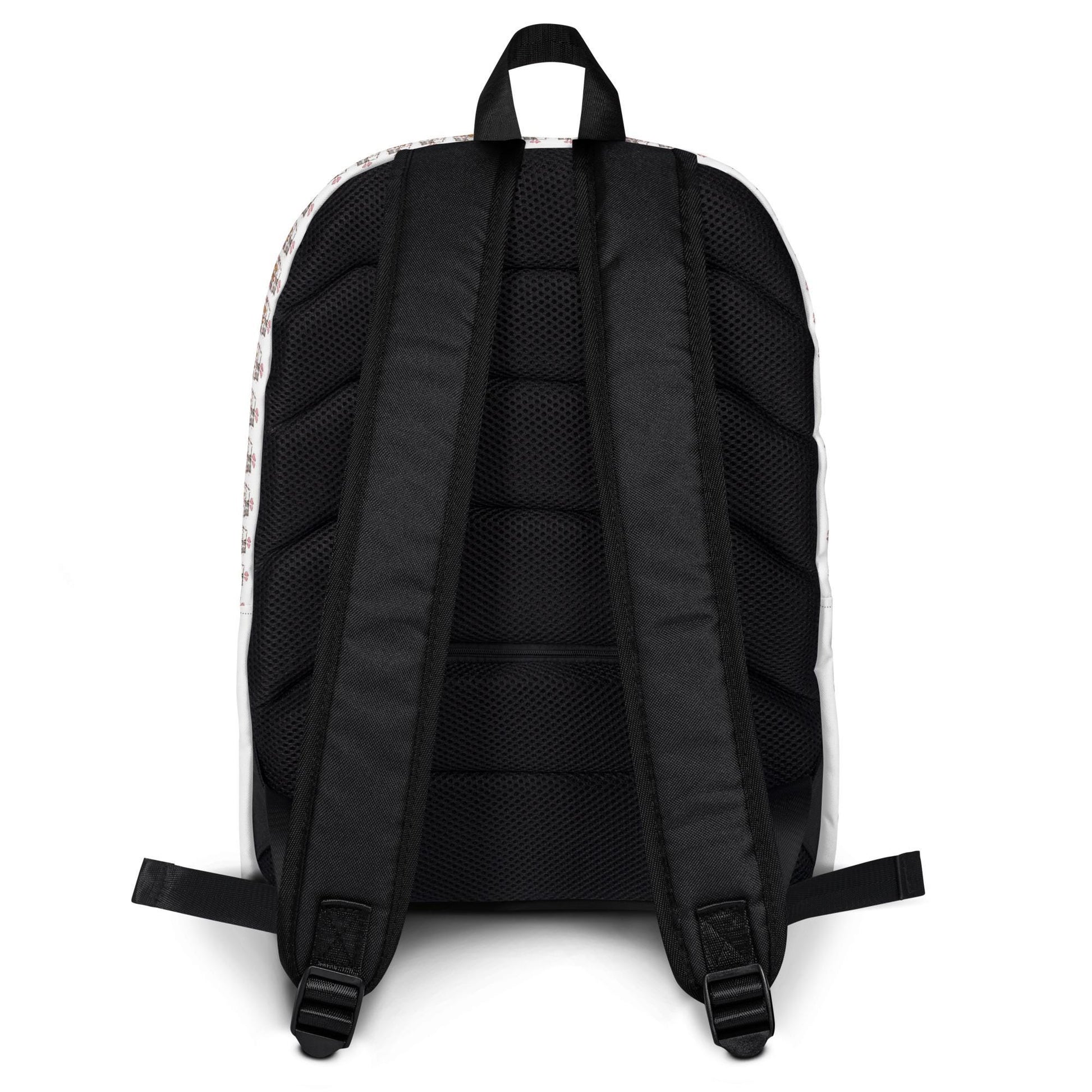 Backpack, Kitty cat love AOP design computer laptop cell phone book everyday school work travel bag