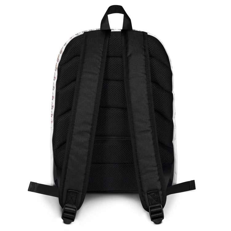 Backpack, Kitty cat love AOP design computer laptop cell phone book everyday school work travel bag