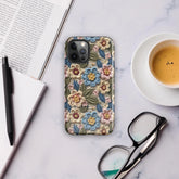 Tough Case for iPhone®, crotchet AOP pretty pattern iphone 15 iphone 14 stylish everyday school work phone case cover for all occasions
