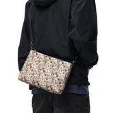 Crossbody bag, Crotchet floral pattern sweater pretty night day casual classy fancy stylish fashion clutch shoulder purse bag The Aurora Touch