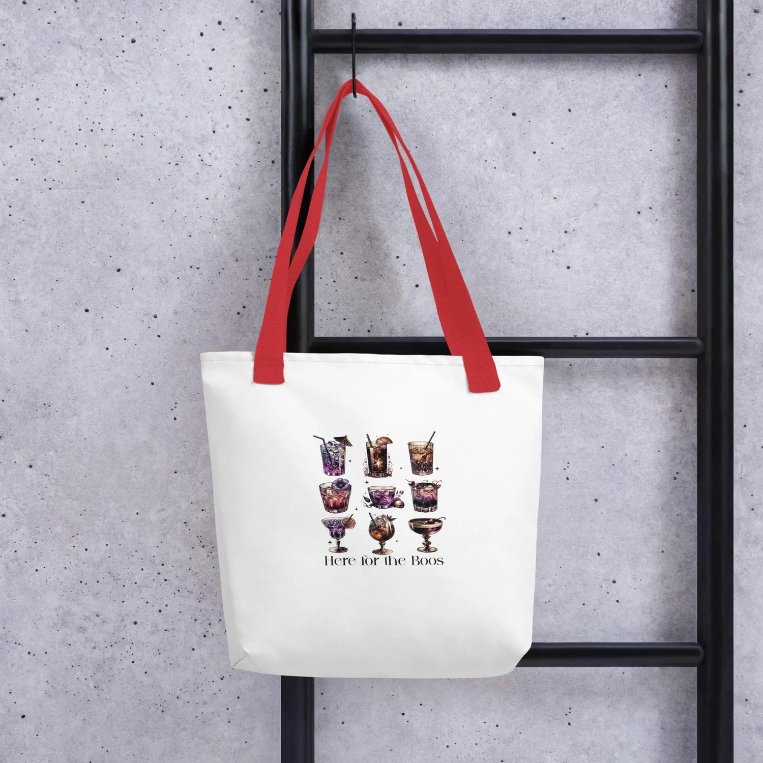 Halloween fashion over shoulder tote Fall style novelty humorous casual minimilist laptop Ipad book office sachel handle carry all bag The Aurora Touch