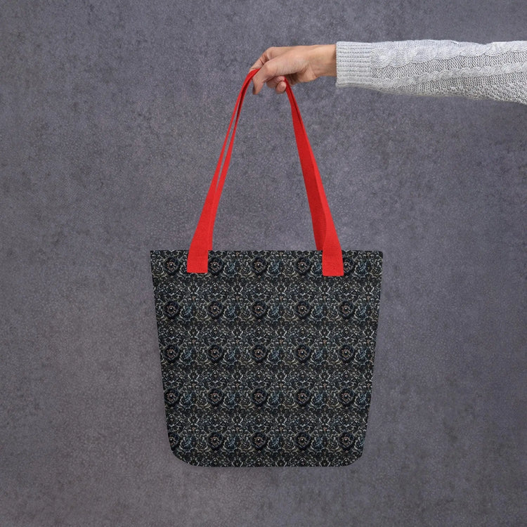 Holiday style lace design Tote bag casual everyday shopping office travel gym school gifting fancy stylish purse The Aurora Touch