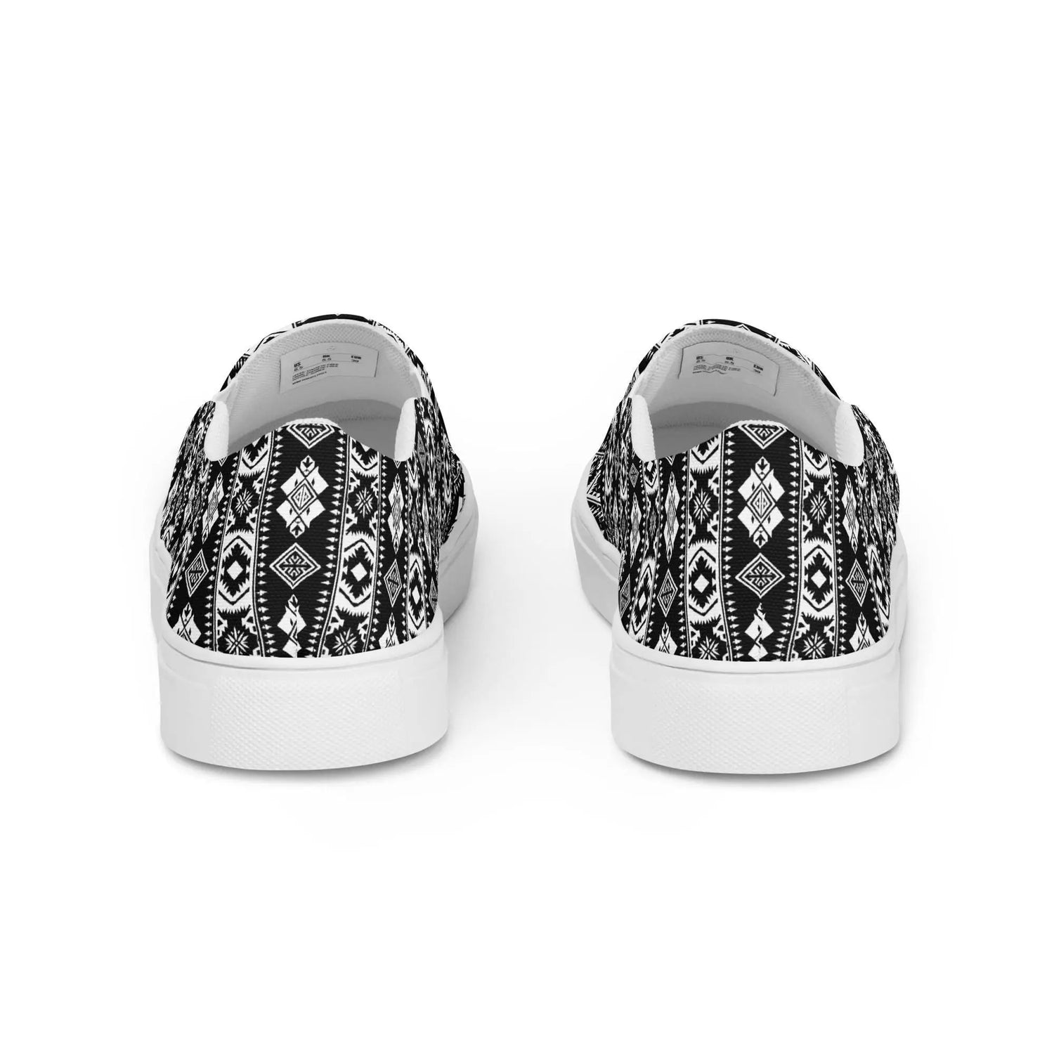 Men’s slip-on canvas shoes, Tribal design men casual jean everyday wear stylish clean comfortable walking work shopping soft male shoe
