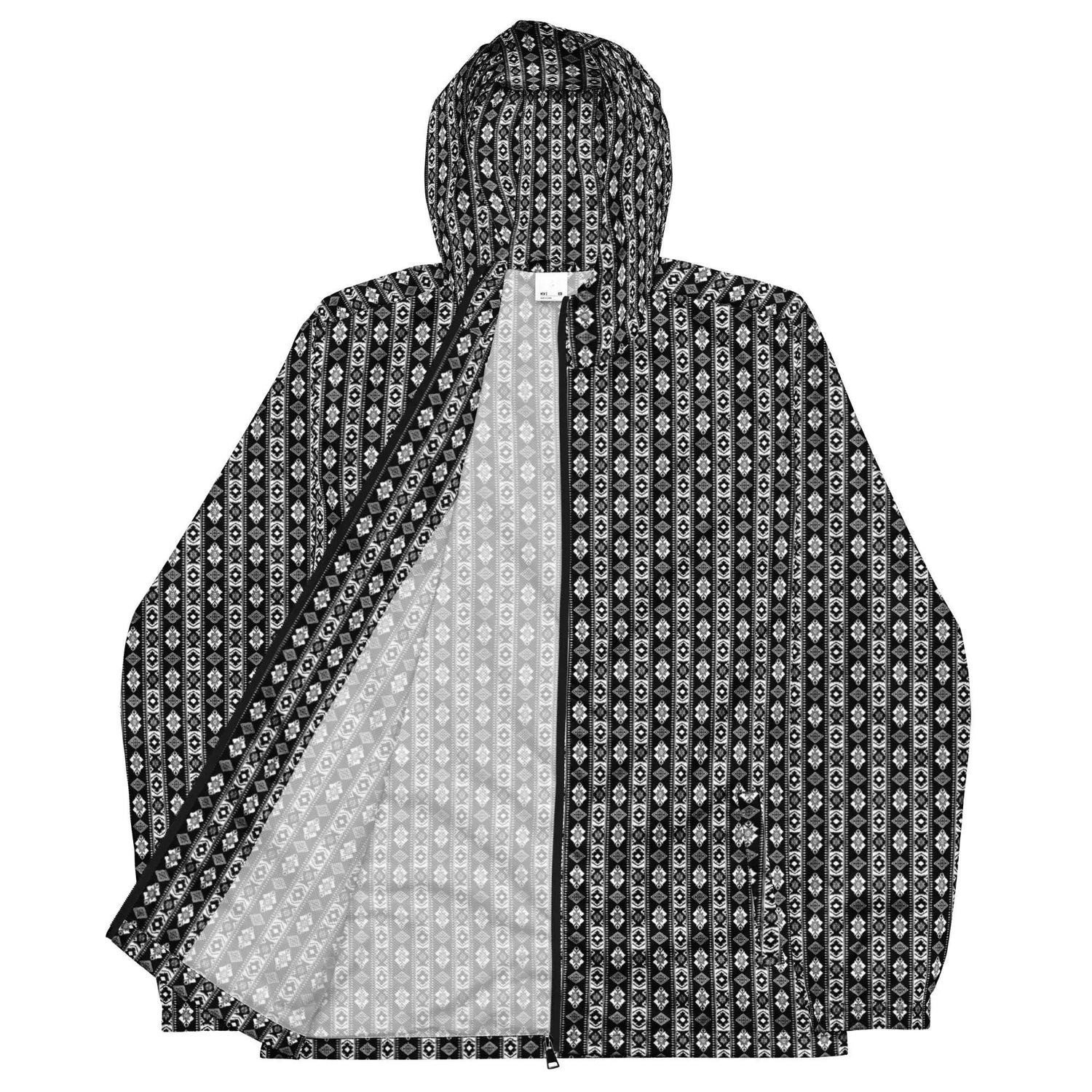 Men’s windbreaker, Male all over Native pattern print design stylish casual classy winter summer fall water resistant  light fabric jacket