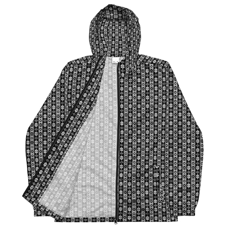 Men’s windbreaker, Male all over Native pattern print design stylish casual classy winter summer fall water resistant  light fabric jacket