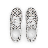 Men’s athletic shoes, Male tribal all over pattern print design comfy sporty walking jogging working casual stylish fashion sneaker shoes