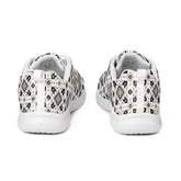 Men’s athletic shoes, Male tribal all over pattern print design comfy sporty walking jogging working casual stylish fashion sneaker shoes