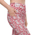 Leggings with pockets, Pink floral pattern print stretchy yoga workout daily walk casual blazer everyday stylish fitted pocket spandex pants