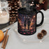 11oz Black Mug (a), Valentines personalized mug, Love inspired sweetheart couple design beverage cup great for partners