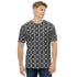Mens Trendy Casual Black & White All Over Pattern Designer Casual Eye Catching Wear The Aurora Touch
